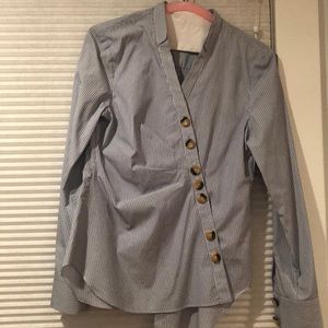 Tibi size 6 blouse asymmetric - never worn